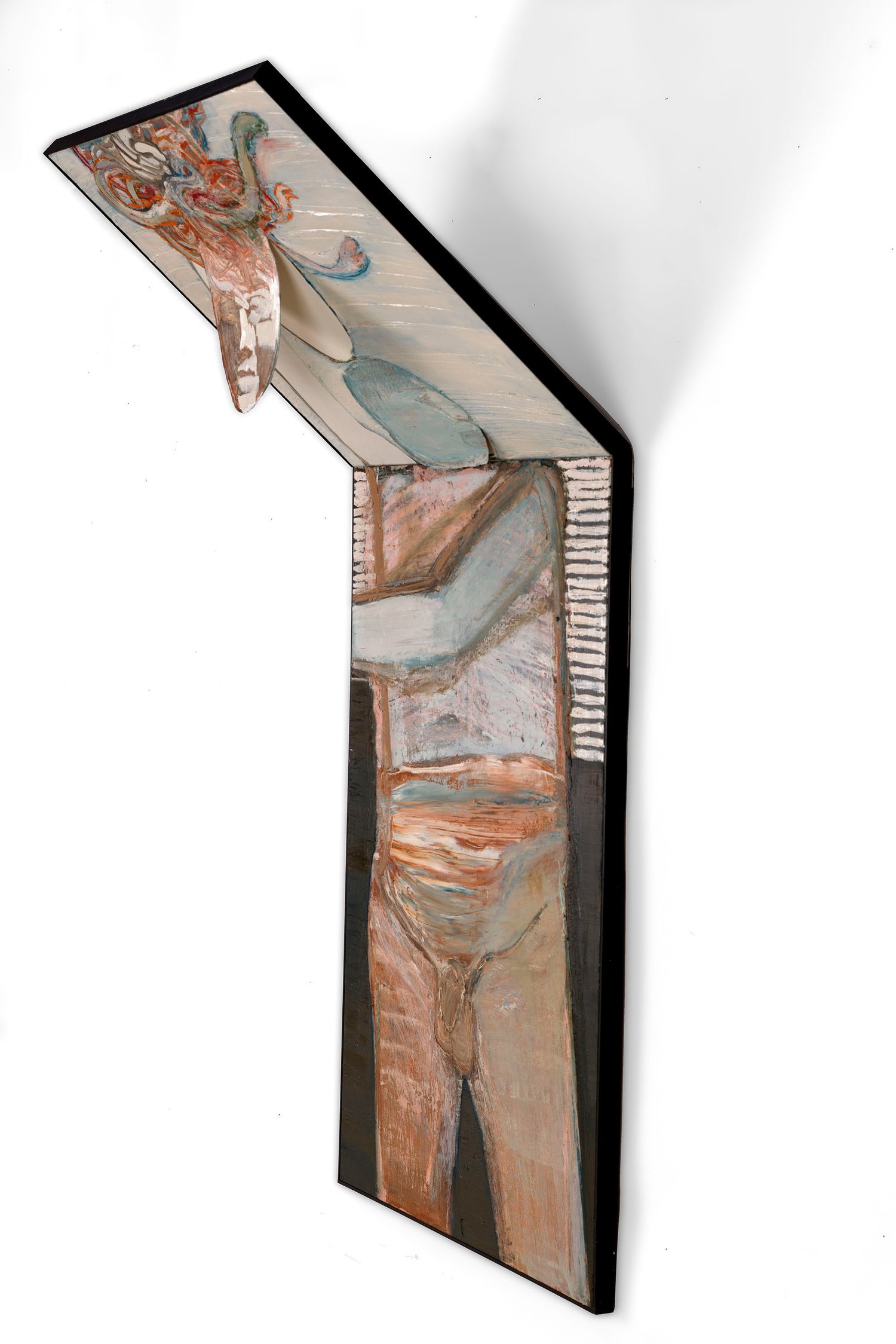 PERSEUS AND MEDUSA, CANTILEVERED DIPTYCH (SIDE VIEW)