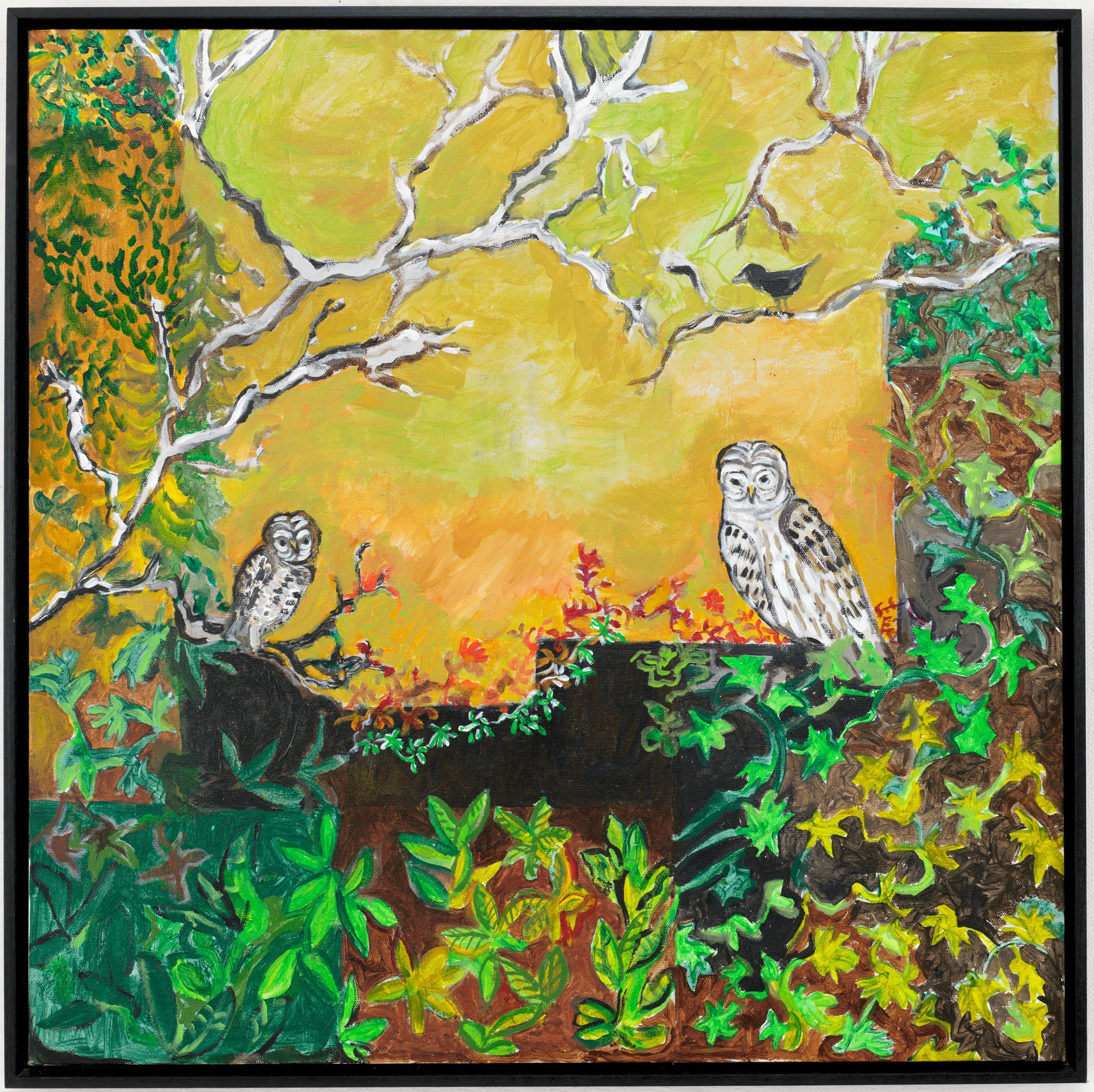 Interlaken Owls,
oil on canvas,
2010
