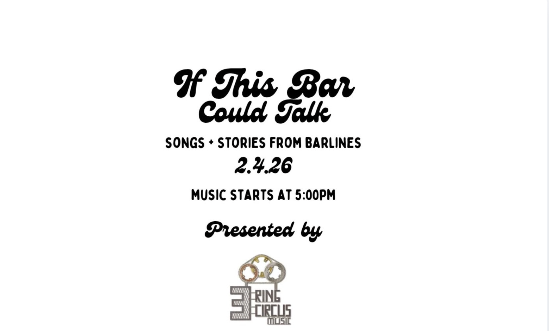 If This Bar Could Talk 