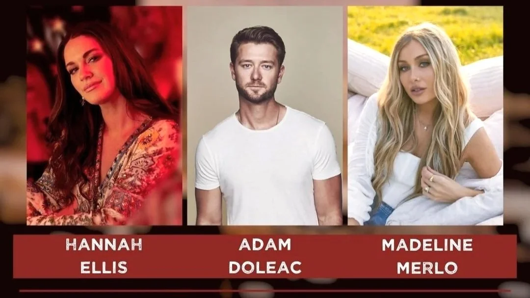 Listening Room Presents:  Writers Round with Hannah Ellis, Adam Doleac and Madeline Merlo