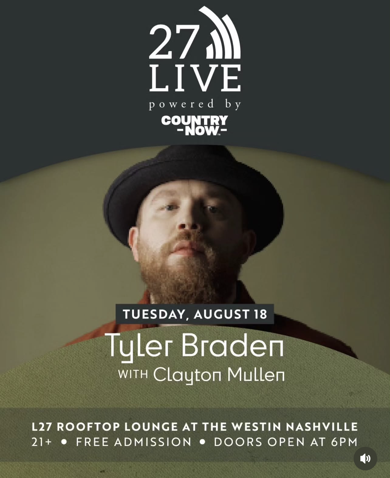 L27 Presents Tyler Braden
