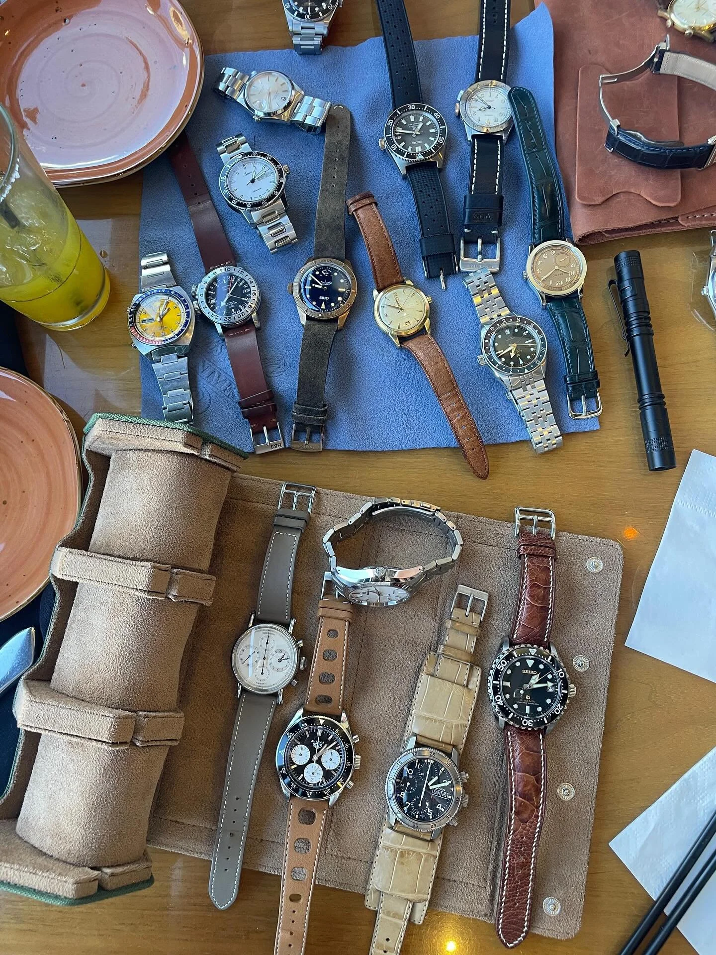 Quick snap from our latest meetup a few days ago. #meetup #watch #collectors #lehighvalleypa #watchclub