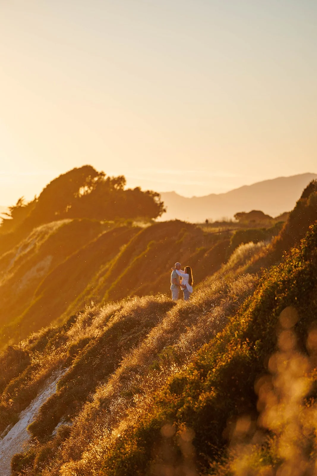 Santa Barbara maternity photographer golden hour outdoors
