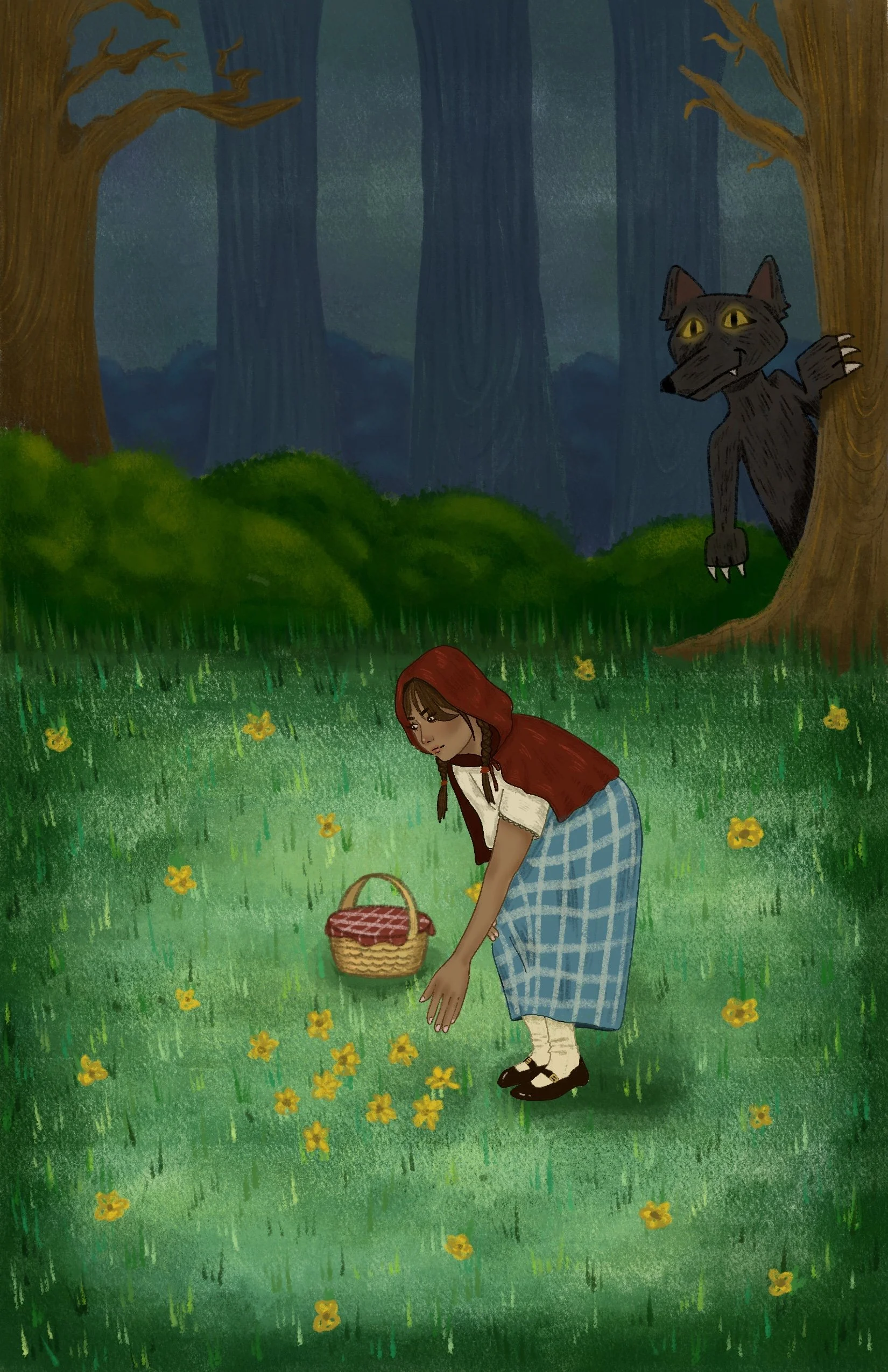 "La Morenita Riding Hood"