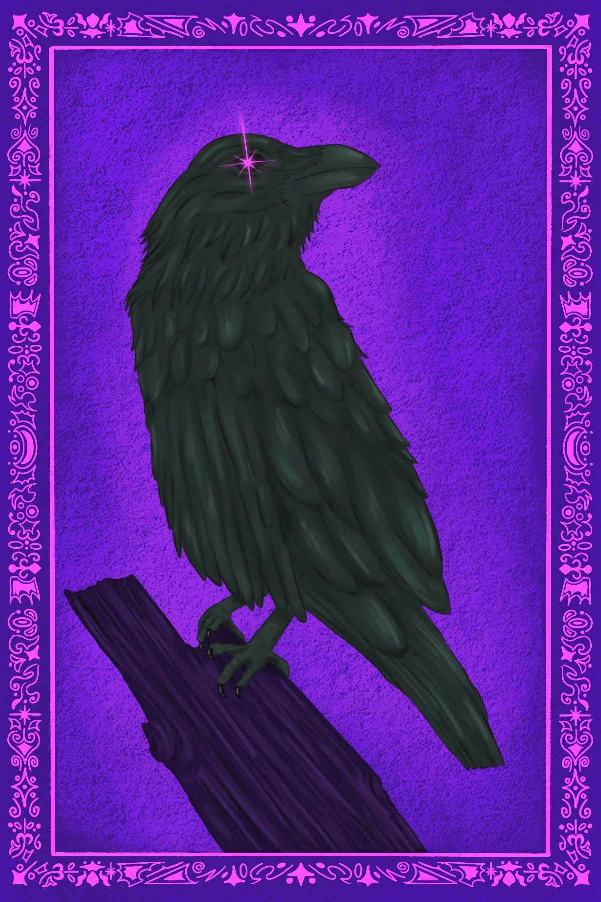 The local rumor in town is on all hallows eve if you stumble upon the black crow with a purple eye they say the unfortunate soul goes missing
ShopColumbia print for the Dark Market 2023