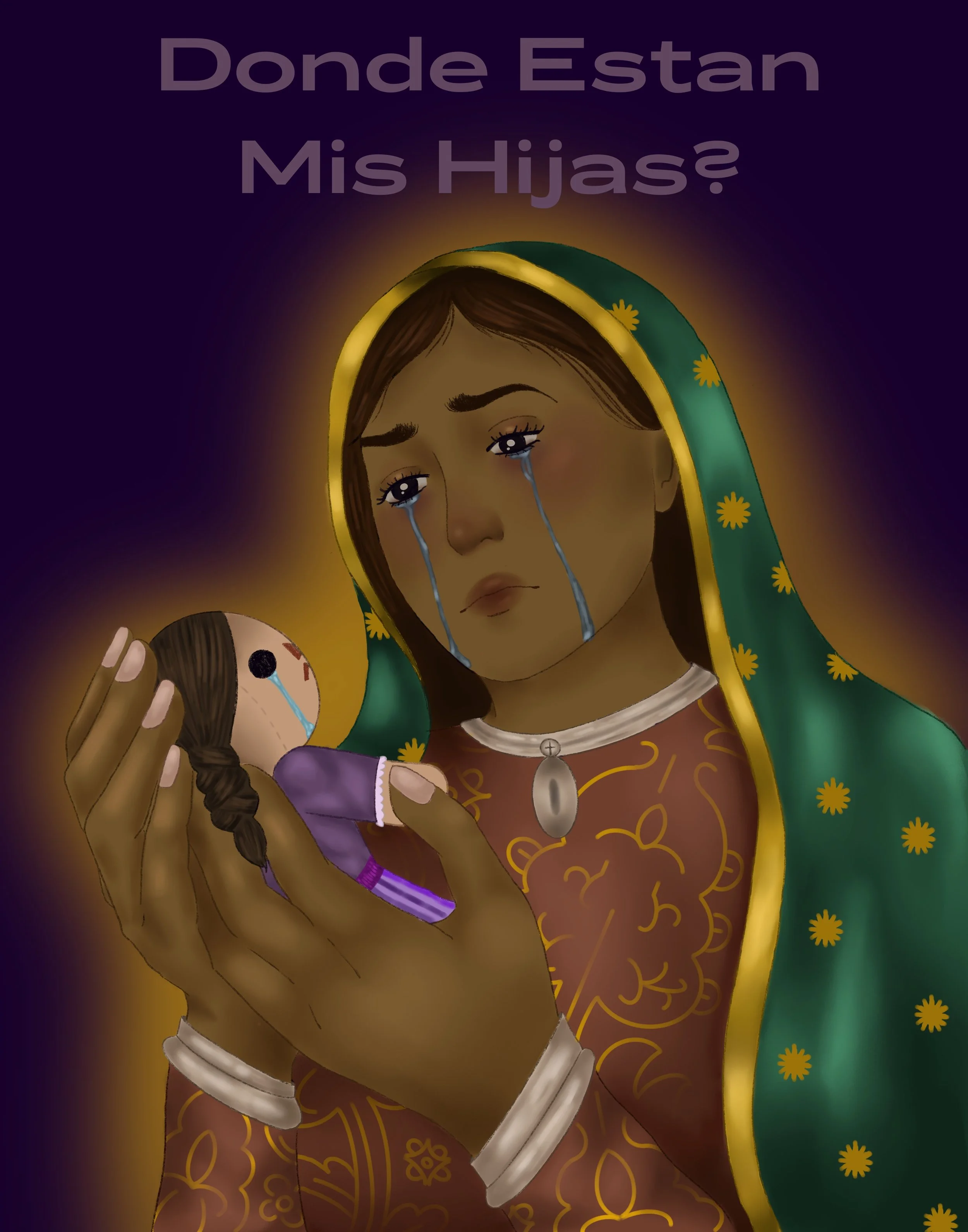 Piece in memory of the raging feminicide happening in Mexico