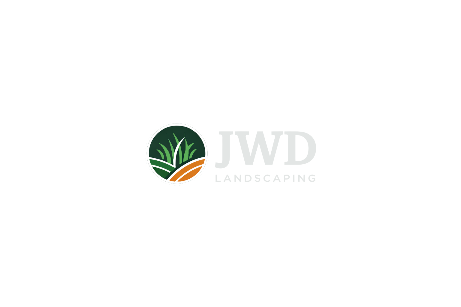 Agricultural logo with green and orange colors, featuring a plant symbol inside a circle, next to a green rectangular placeholder for text.