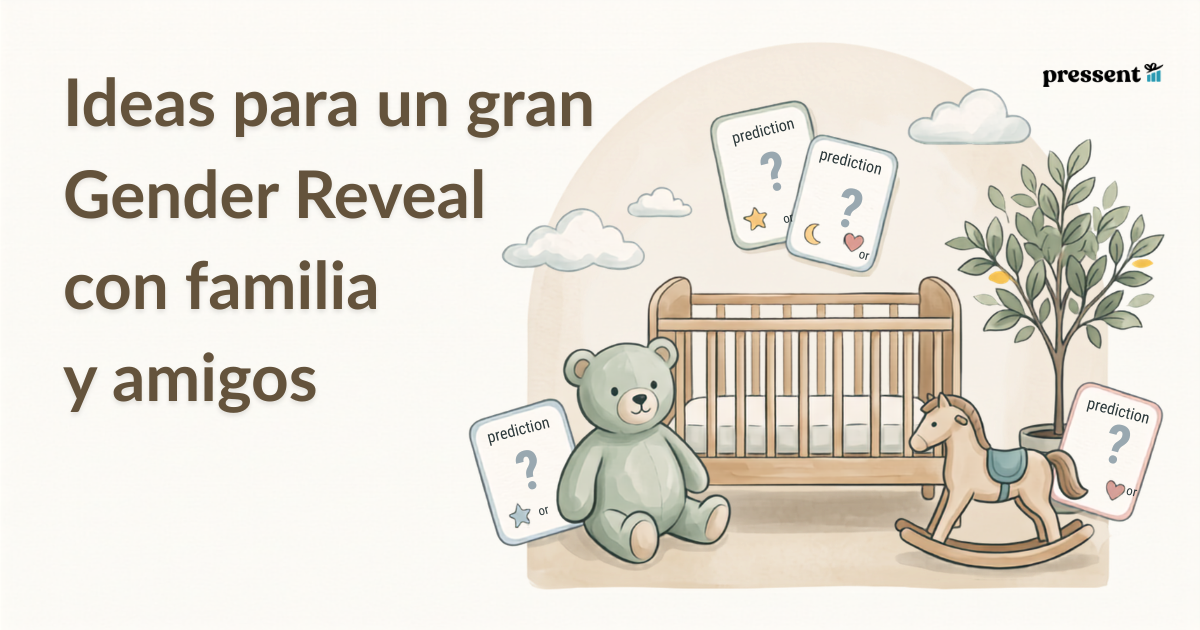 Ideas para revelación de género con familia y amigos
