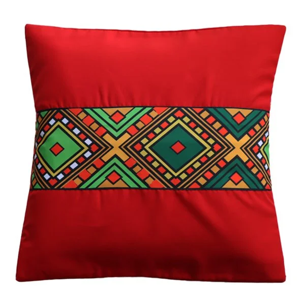 Cushion Cover: Red Vrs. 01