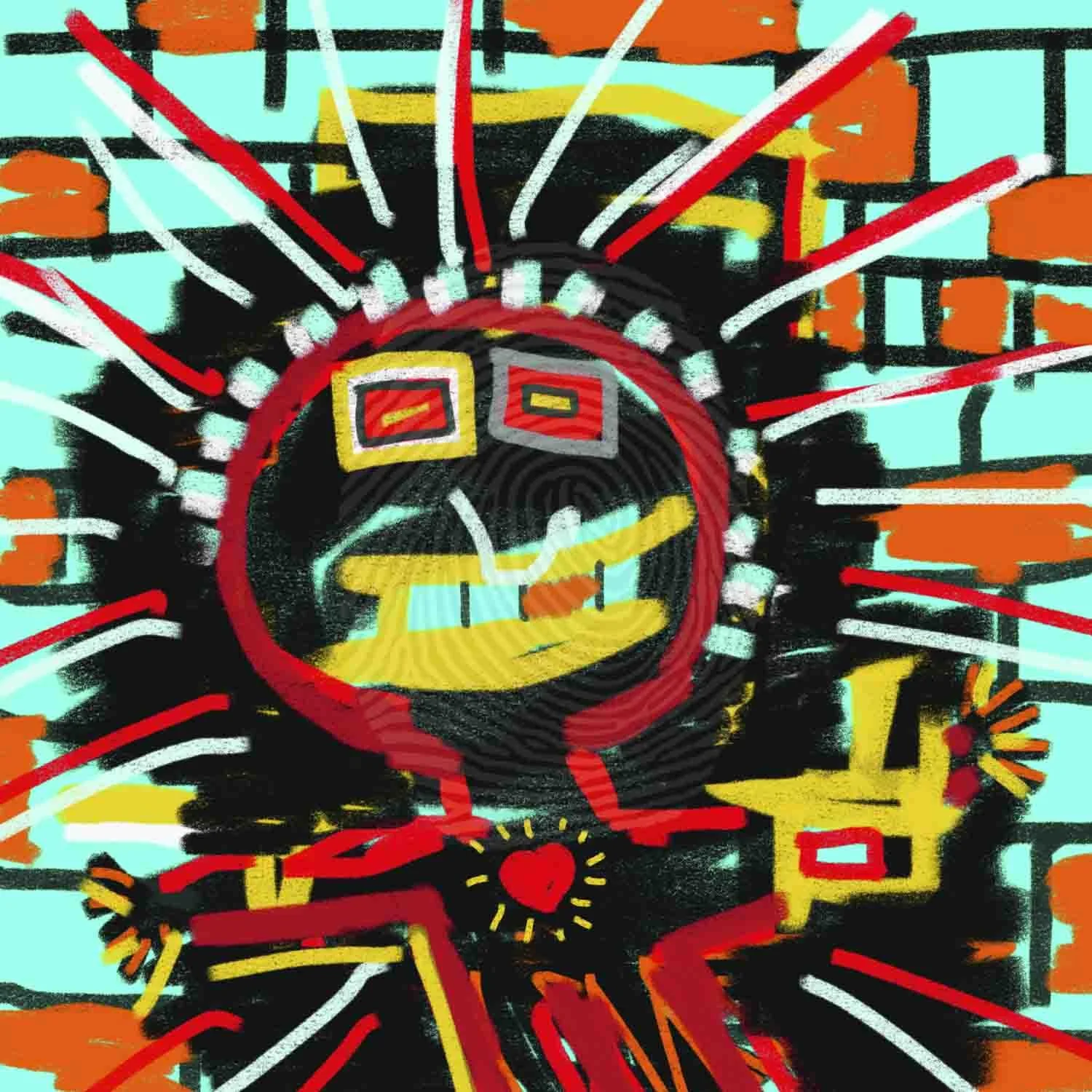 Breaking Free From The Prison That Was My Mind. Framed Limited Edition Print. 1/3