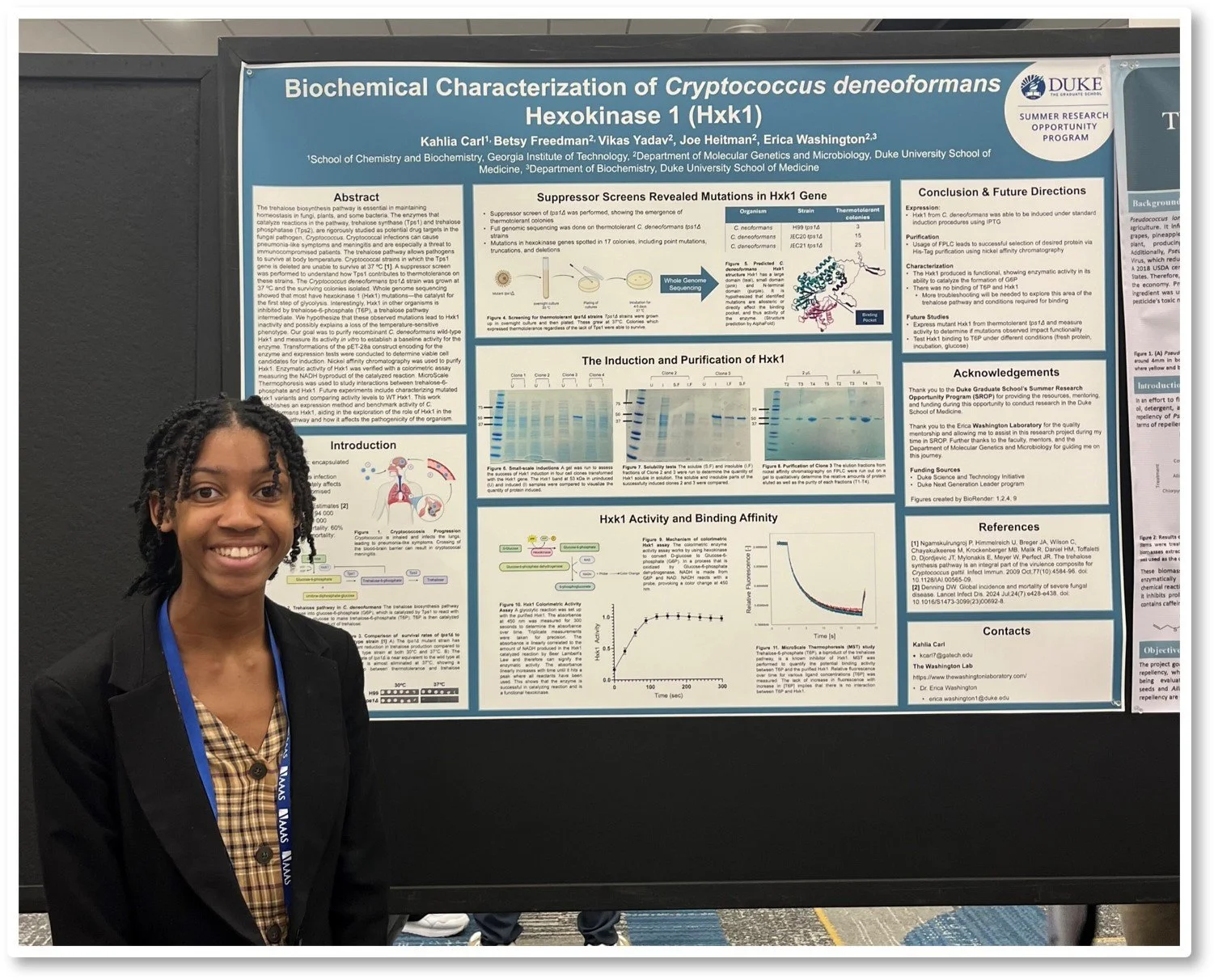 Kahlia Carl presentation at Emerging Researchers National (ERN) Conference