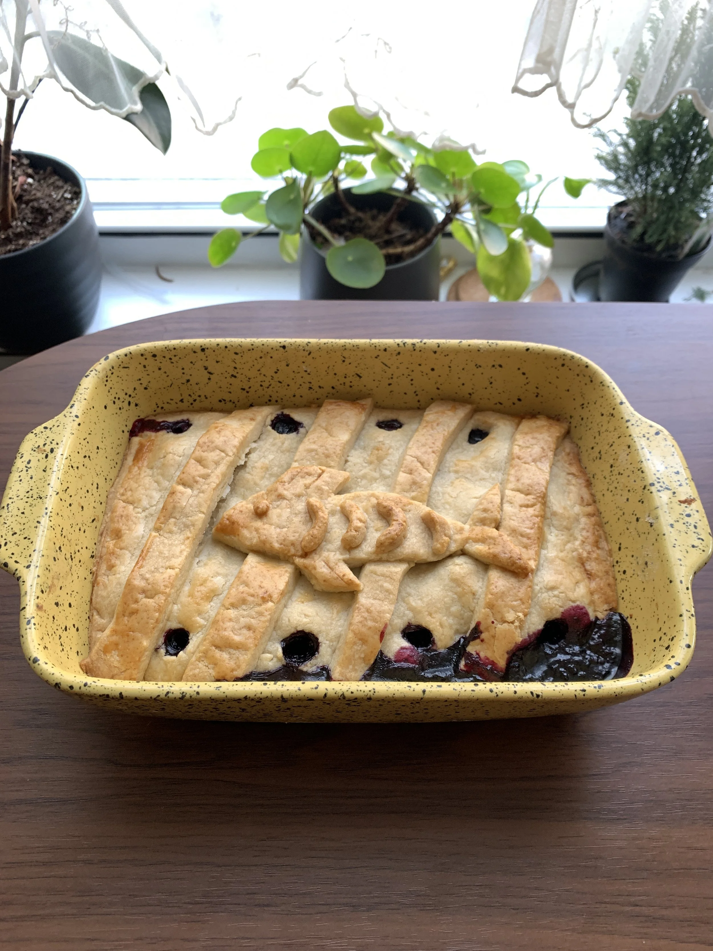 Blueberry Almond Pie à la Kiki's Delivery Service