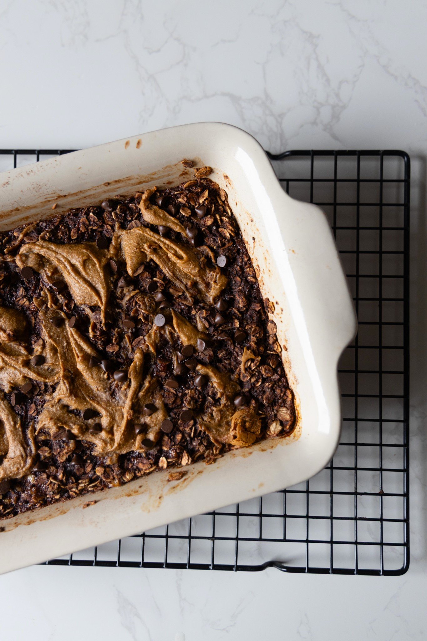CHOCOLATE BROWNIE BAKED OATS