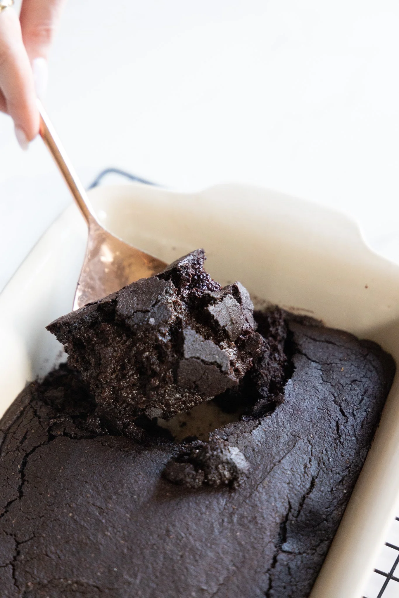 HEALTHY BROWNIE PUDDING