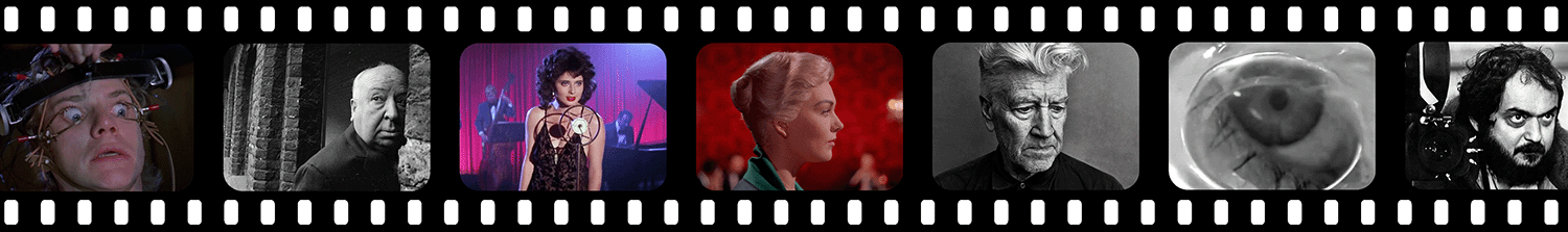 Collection of film stills and portraits of various characters and actors in theatrical and cinematic scenes.