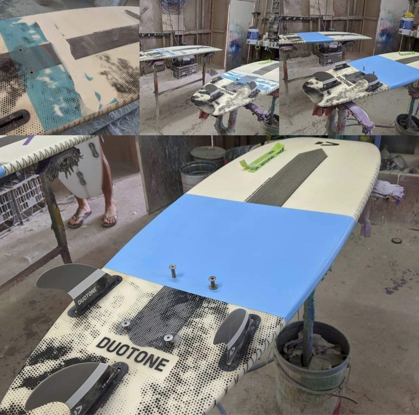 wake board crease repair