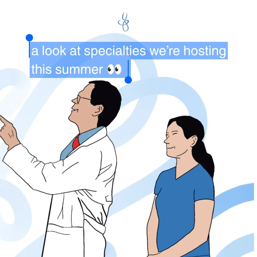This summer, ShaDO-MD students are exploring a range of specialties: From pediatrics and trauma medicine to infectious disease. 🩺

Just a little glimpse into what we've been up to this summer. 👀

Connect with us! Join us for a ShaDO-MD Zoom Meetup 