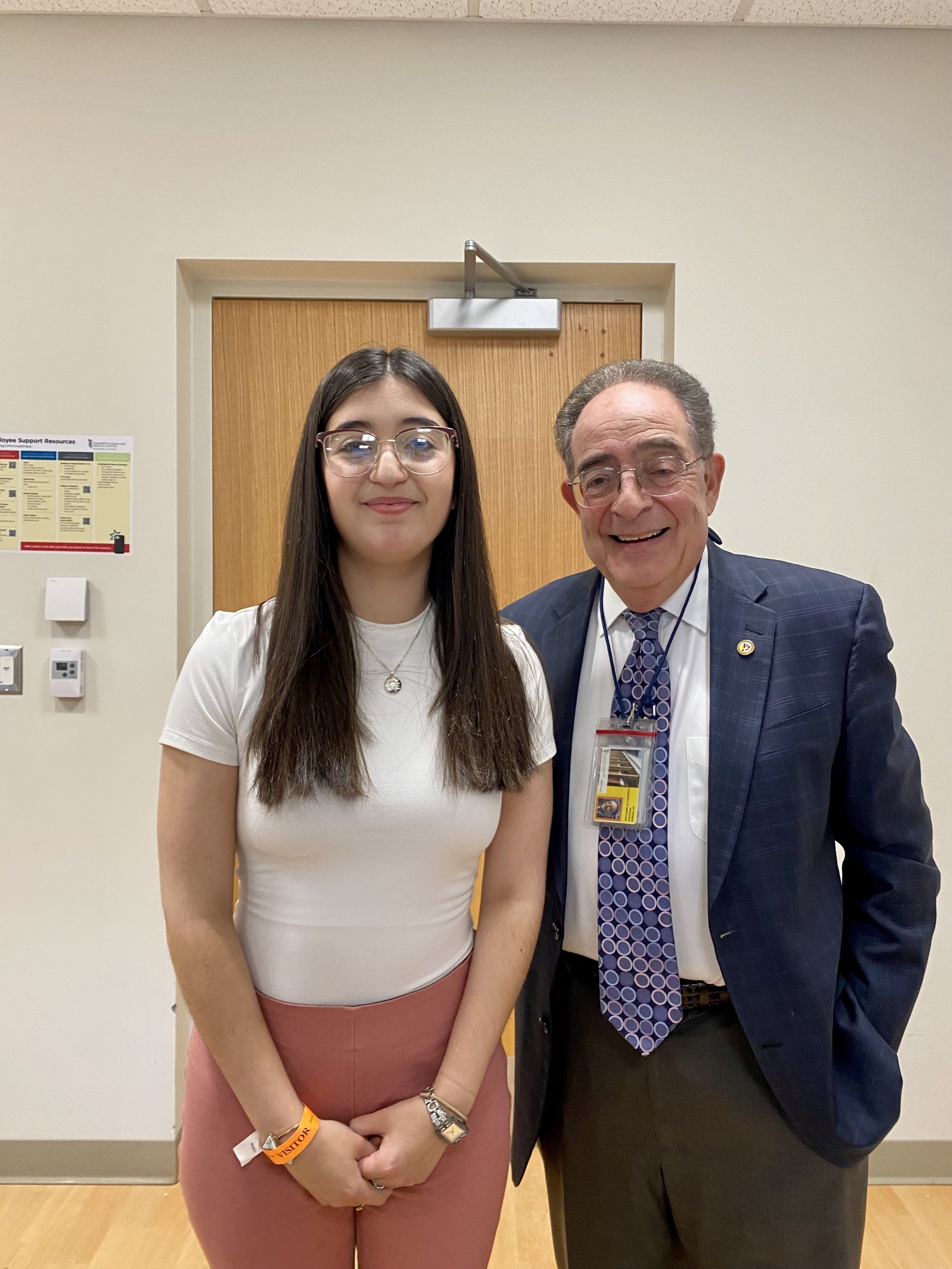 Student Shadowing Physician