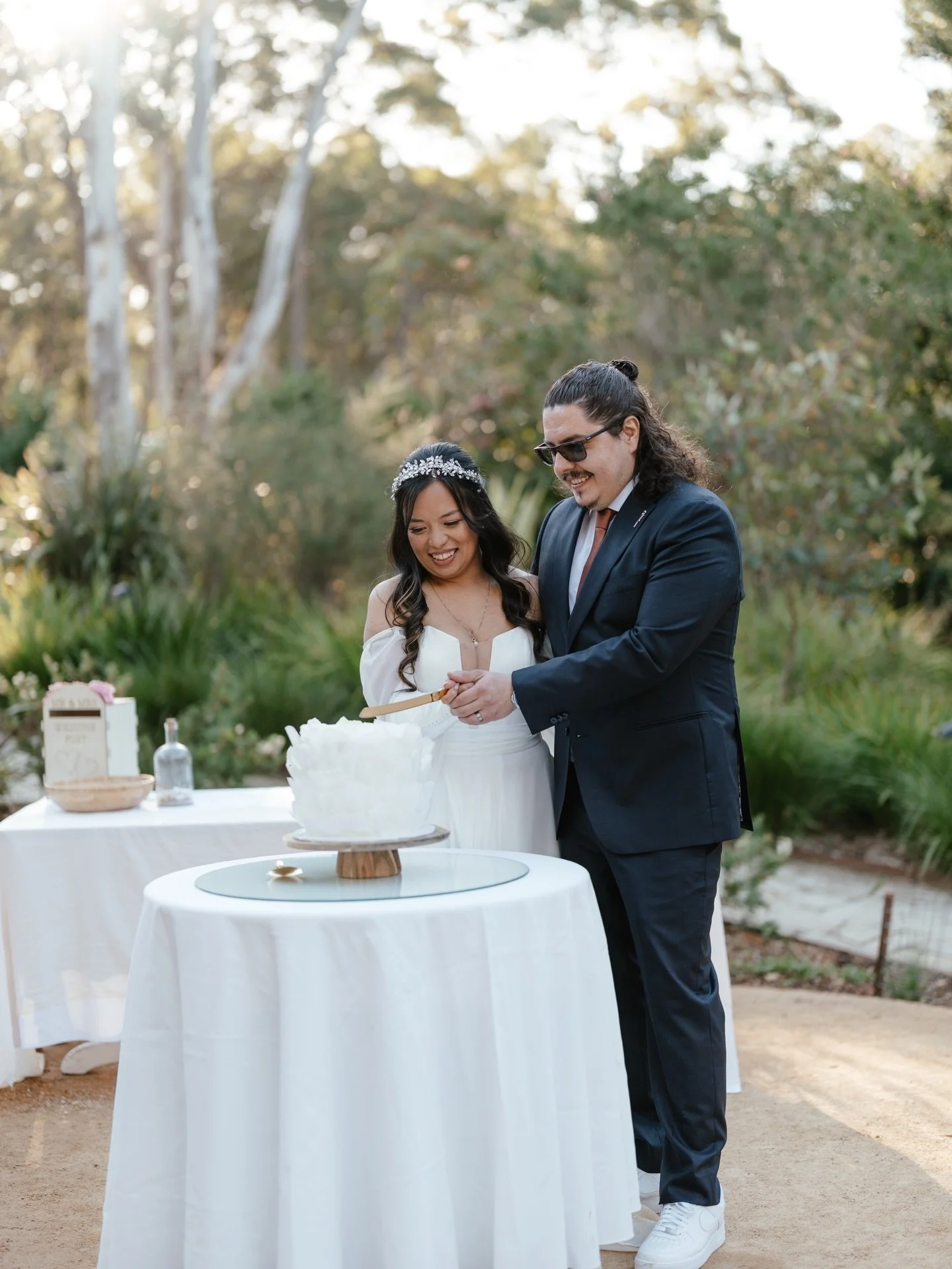 A late autumn wedding surrounded by nature 🍂🍁✨

Photo &amp; Video: @happystories.com.au 
Venue/Coordinator: @wildwoodkangaroovalley 
Celebrant: @theguywiththebluebowtie 
Florists: @wattlewood_floral 
HMUA: @maeyoube 
Entertainment: @dylanandjayme 
