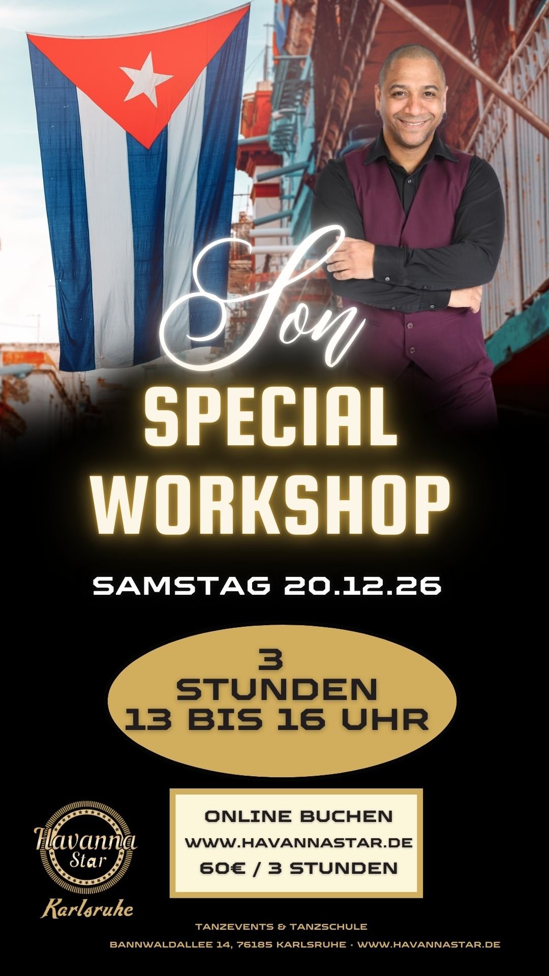 Son- 3 Stunden Special Workshop 20.12.2025 13:00 bis 16:30