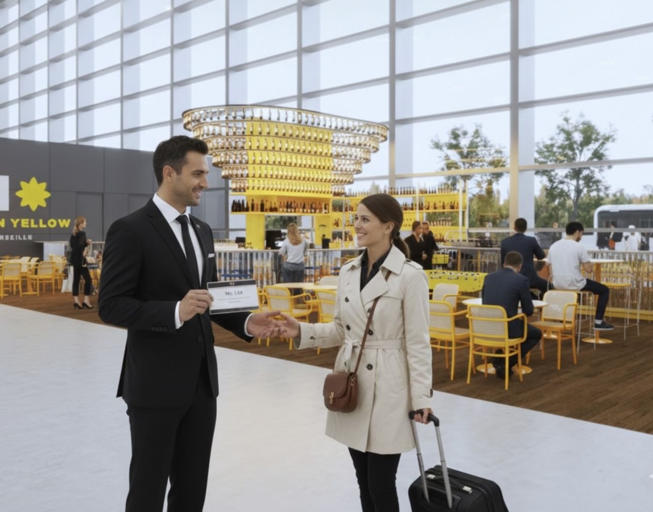 welcome guest airport