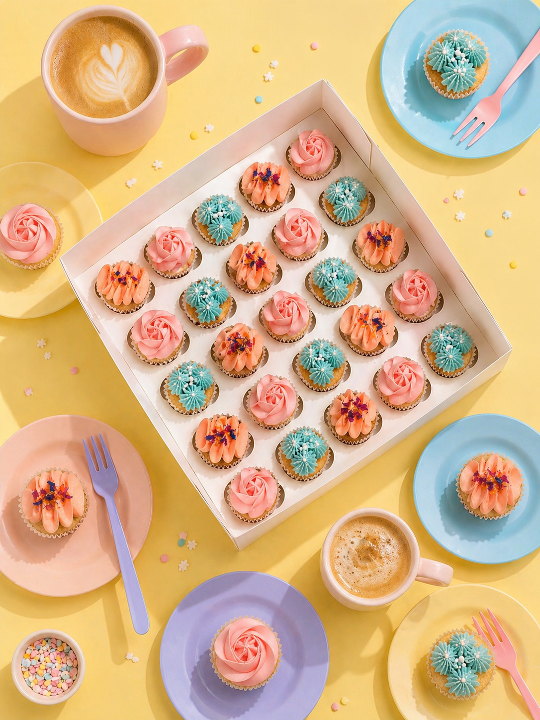 fika cupcakes stockholm, mini cupcakes stockholm, cupcakes for events stockholm, corporate events cupcakes stockholm