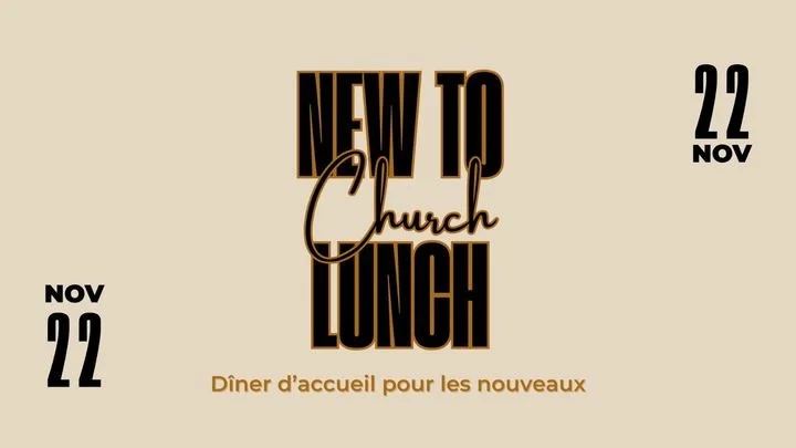 New to Church Lunch
