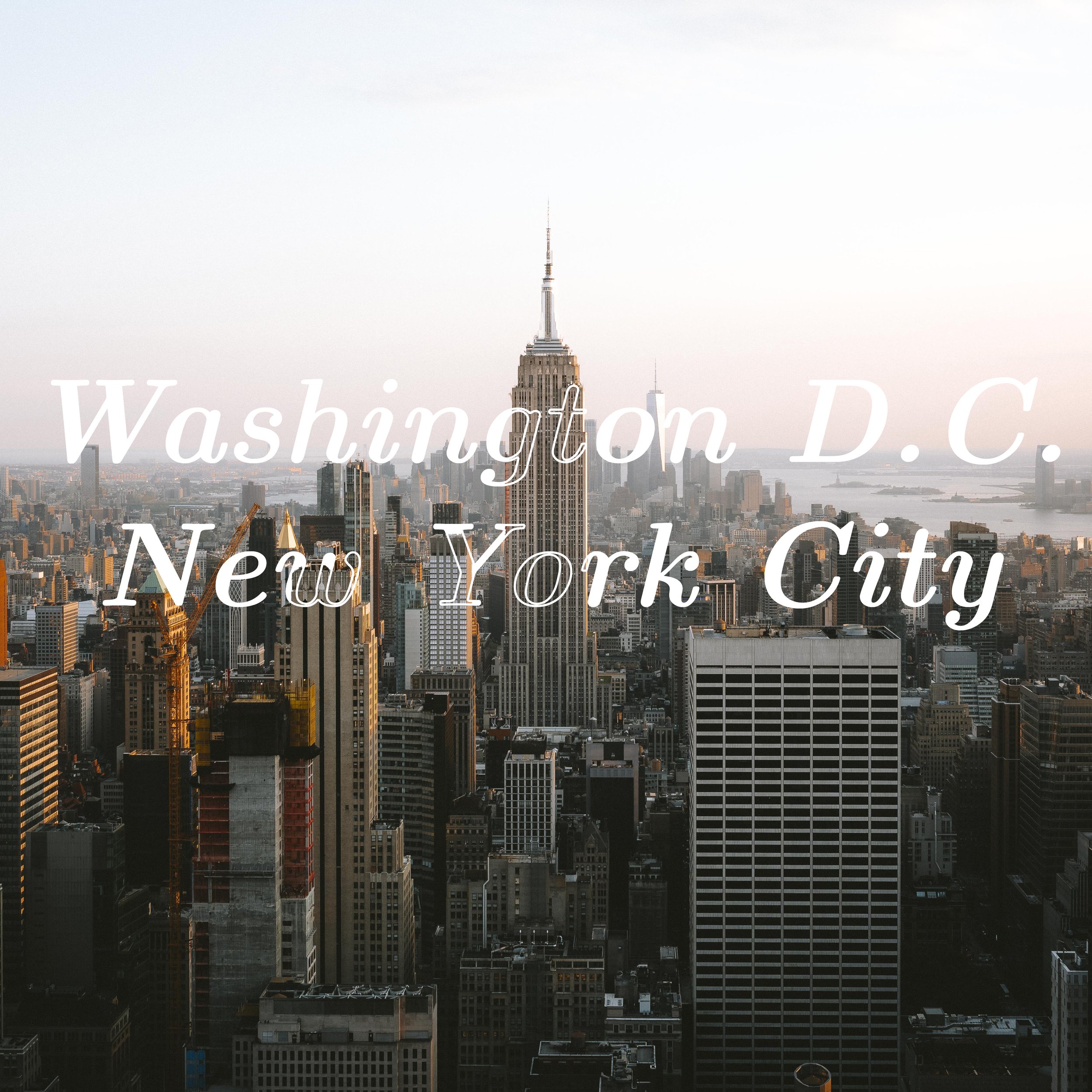 Washington D.C und New York City