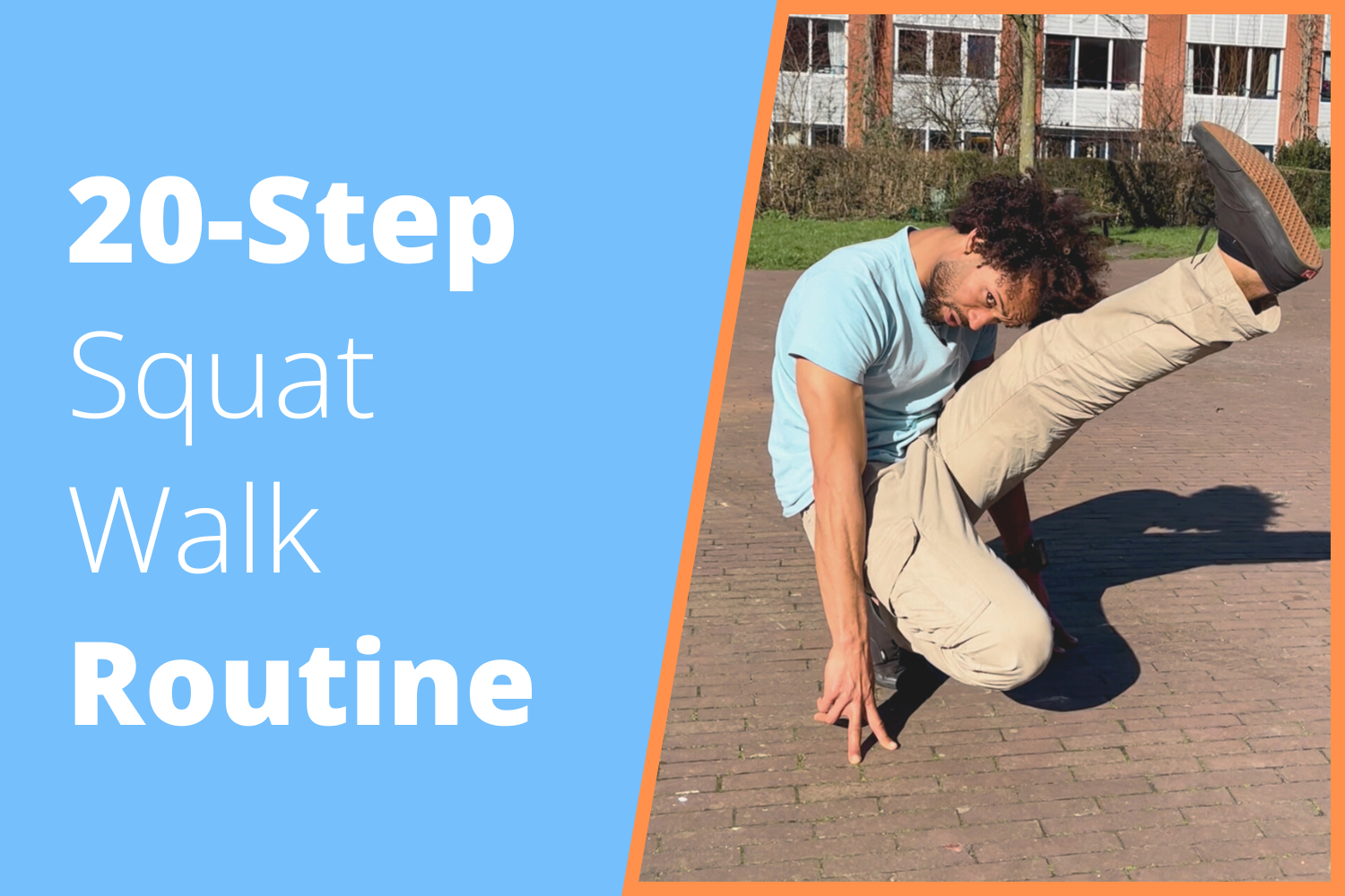 20-Step Squat Walk Routine
