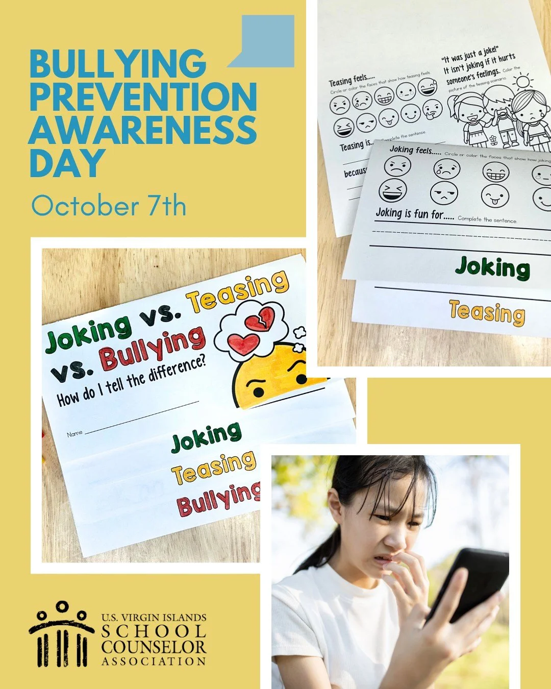 π Bullying Prevention Starts with Understanding π¬
For Bullying Prevention Day, we’re spotlighting a powerful K–5 activity from @Coconutcounselor that helps students recognize the difference between joking, teasing, and bullying. π₯₯β¨
W