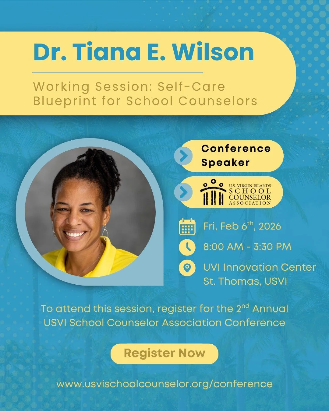 Join the U.S. Virgin Islands School Counselor Association (USVISCA) for a full day of collaboration, professional growth, and regional networking. The 2026 Annual Conference brings together school counselors and educational leaders from across the Ca