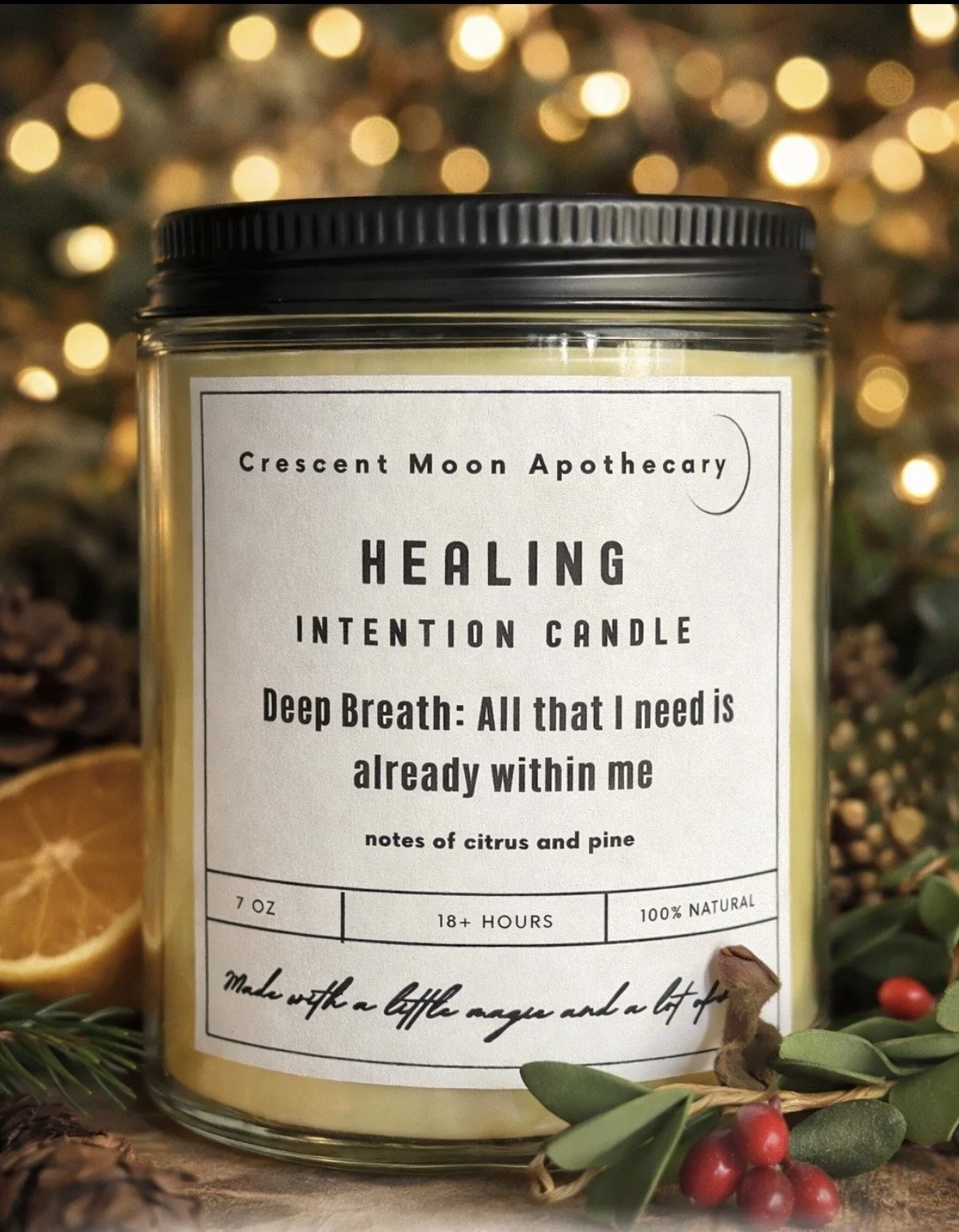 Healing Intention Candle