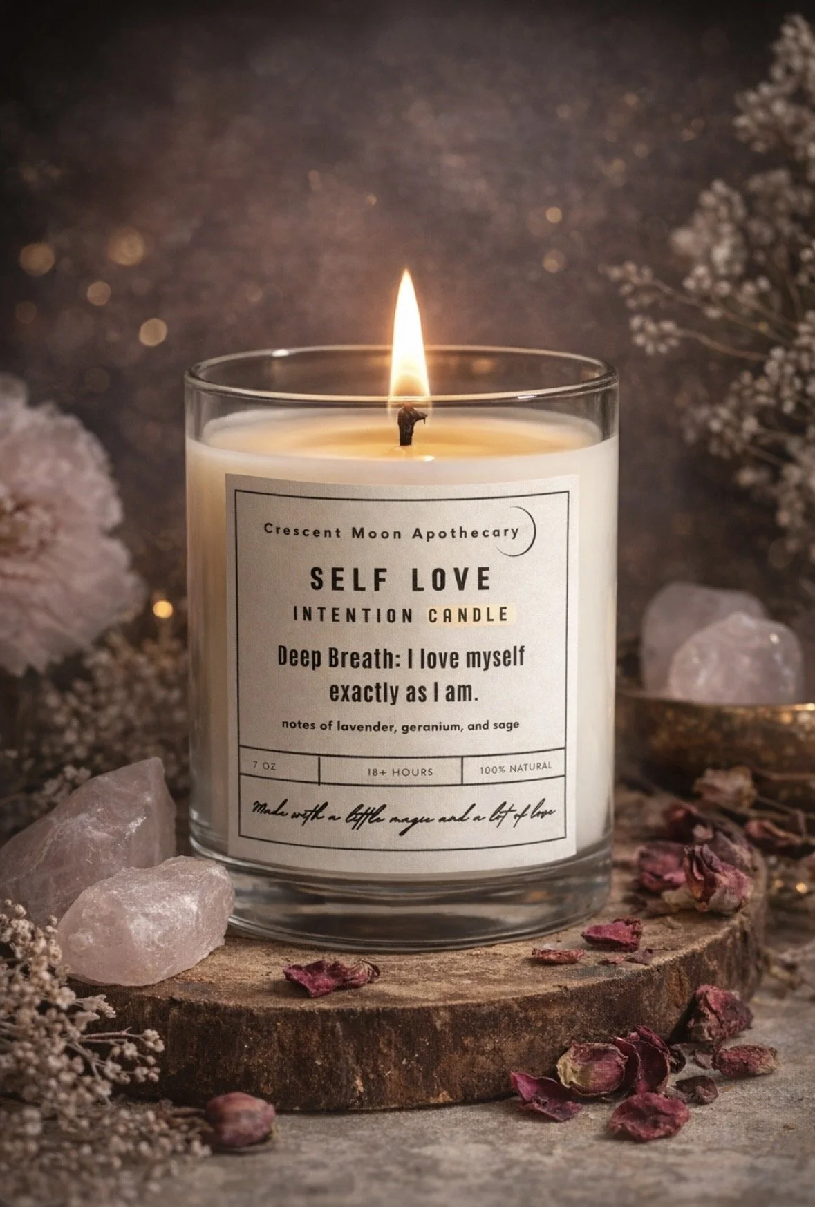 Self Love Intention Candle