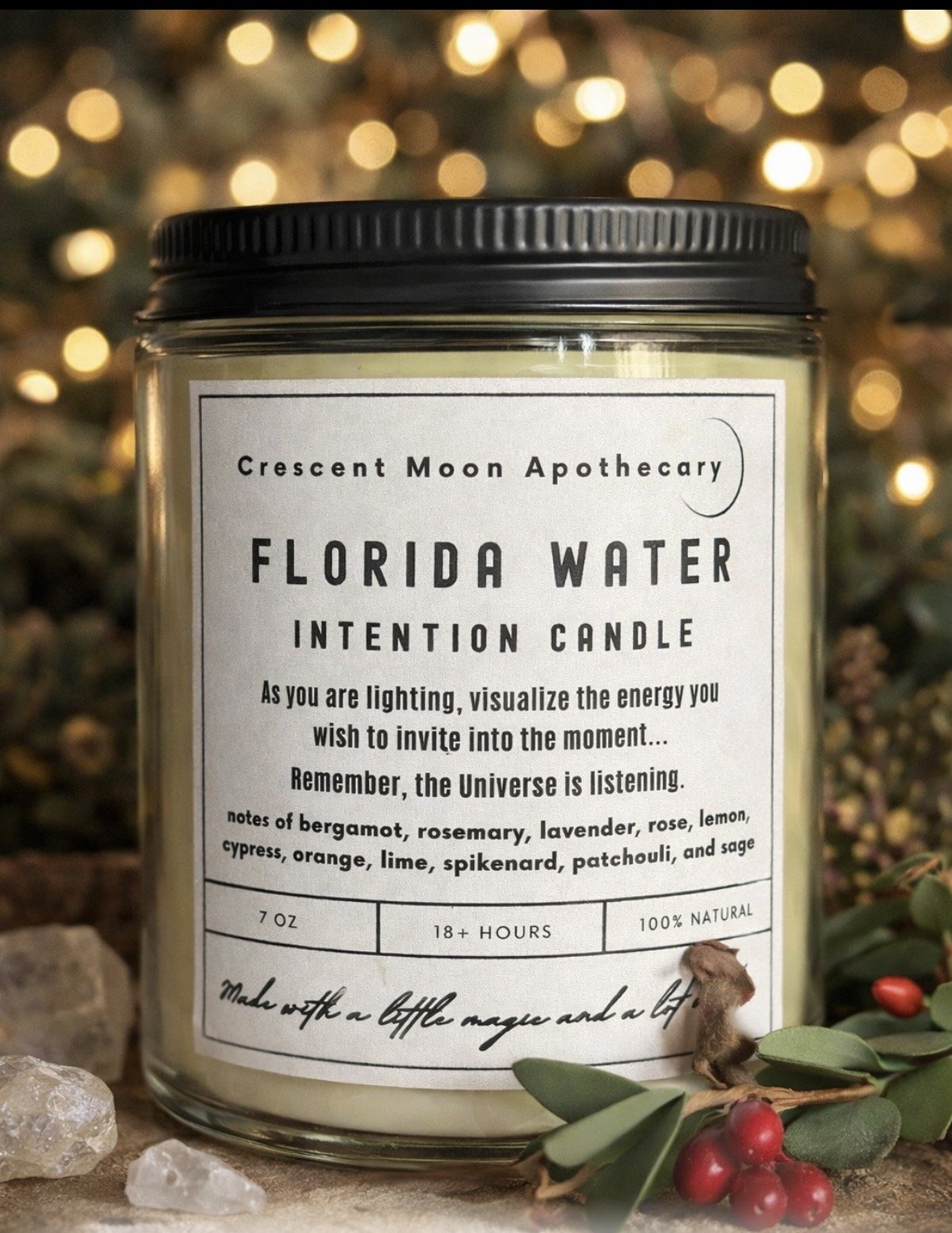 Florida Water Intention Candle