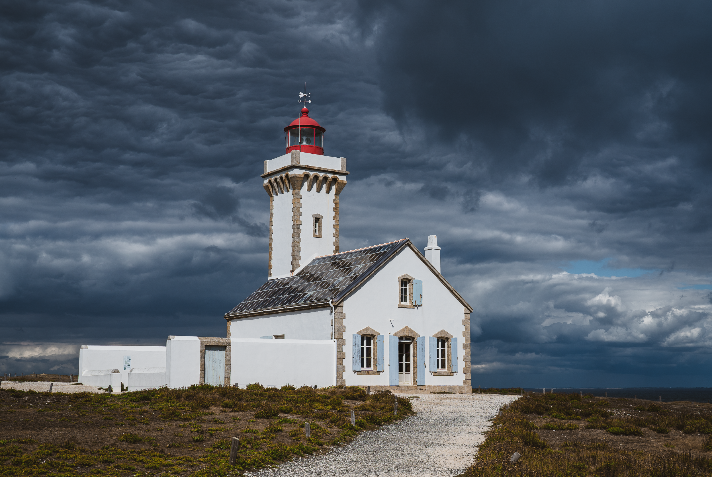L'orage approche. Belle Île
