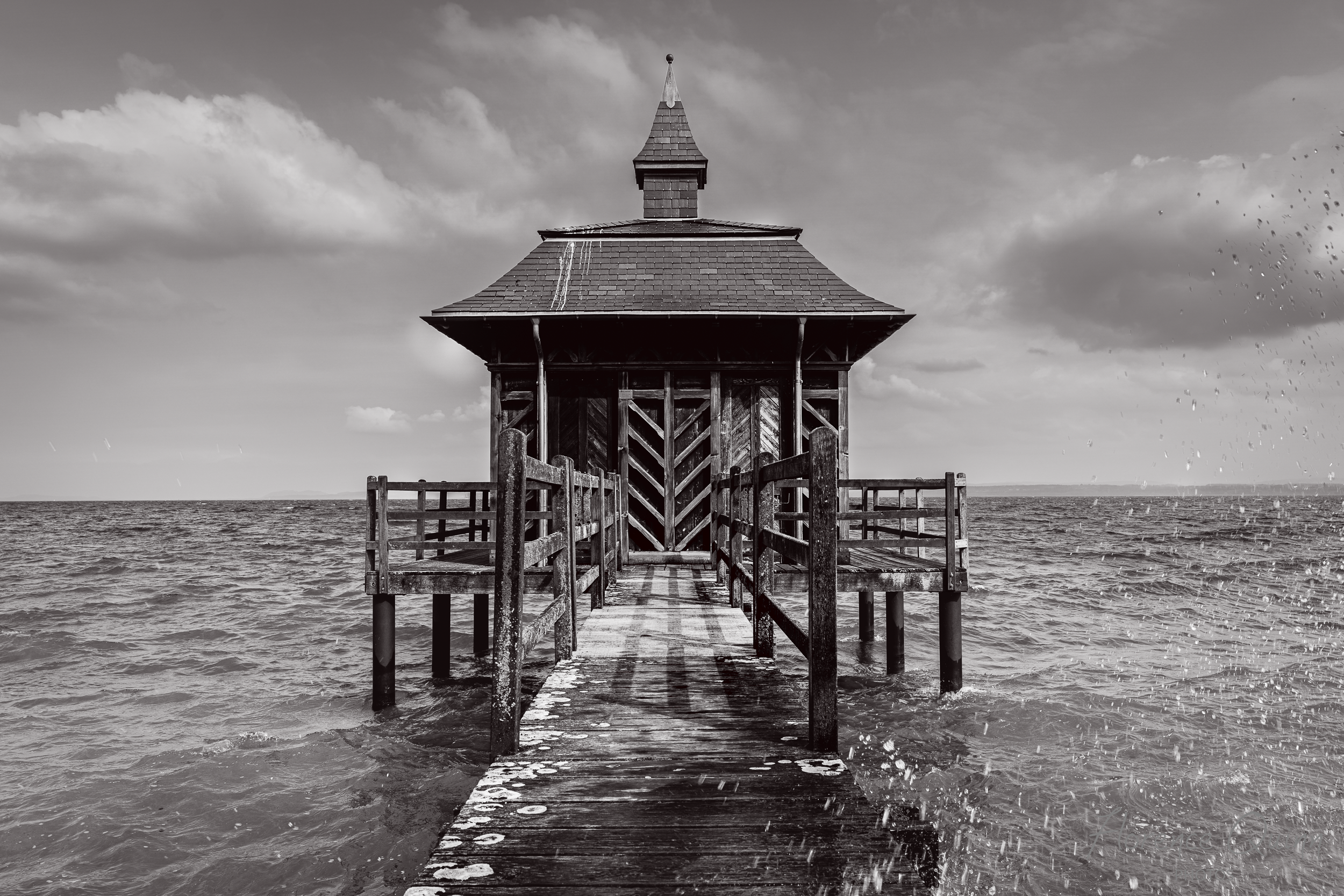 Orage, lac de Neuchâtel