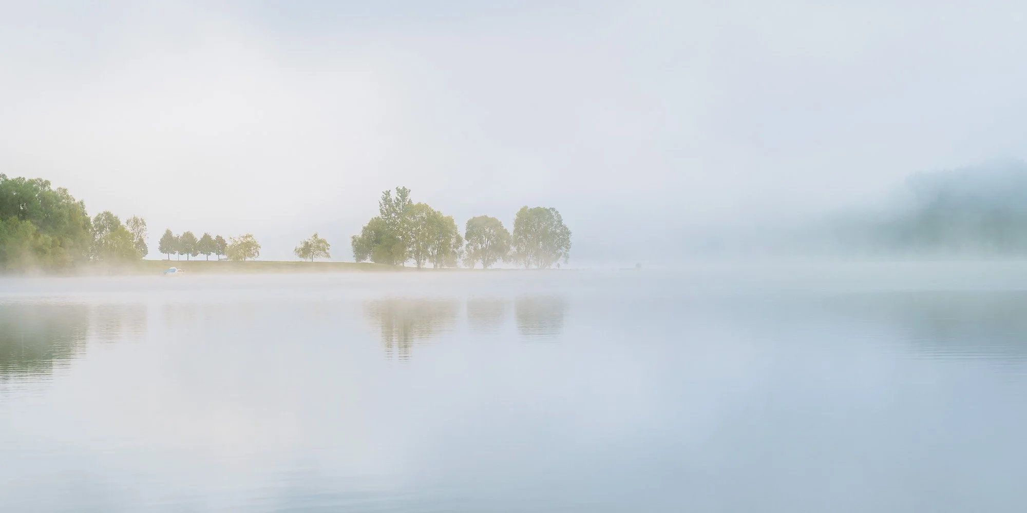 Ambiance feutrée, Lac de la Gruyère