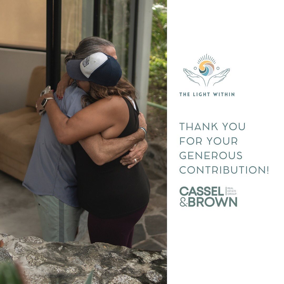 🤍 THANK YOU, Cassel &amp; Brown Real Estate Group, for your incredibly generous $2000 contribution to the JZ Army of Love Scholarship. This gift provides one of our guests with a week-long opportunity to heal with us. 💫 

Grief and suicide spare no