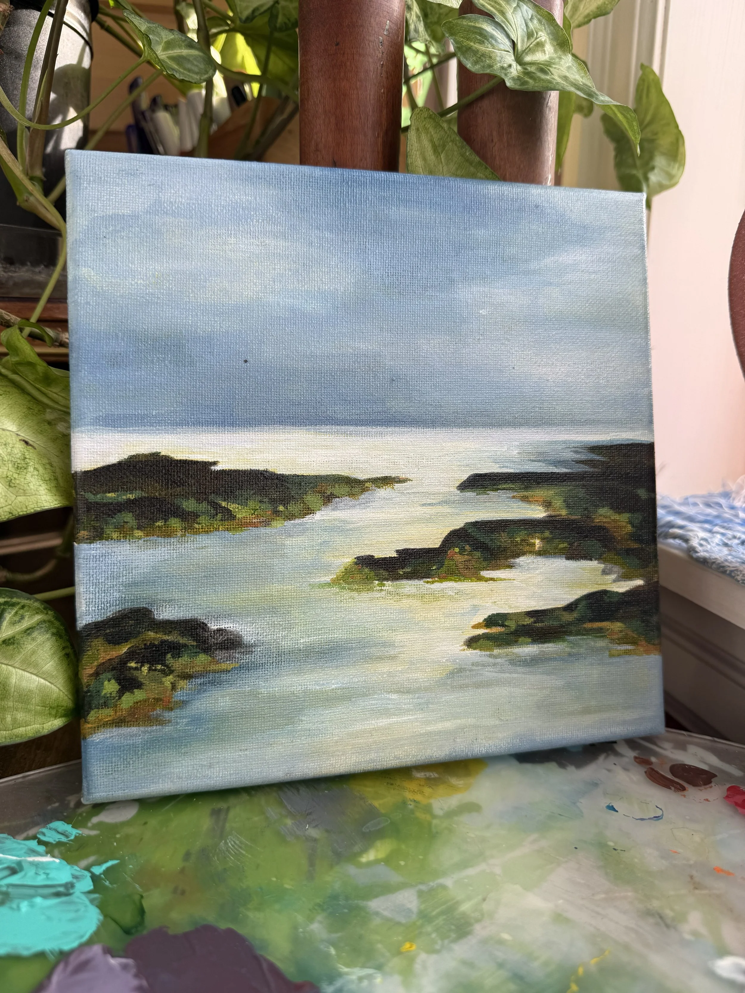 Slippy Rocks - Acrylic on canvas
