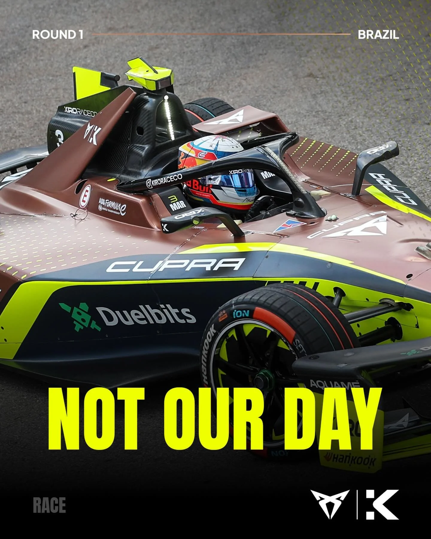 See you in Mexico for Round 1 (take 2) 

#FormulaE #CUPRAKIRO #KiroRaceCo #Motorsport #Racing