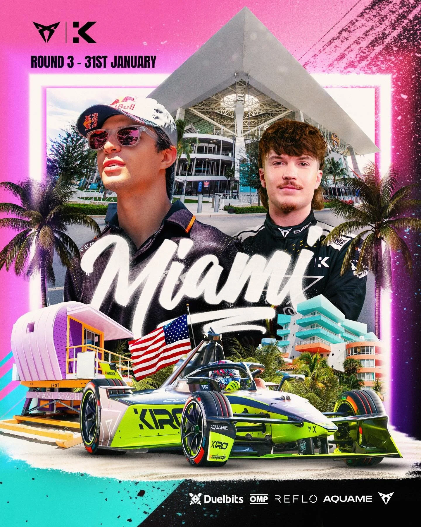 Forget the forecast, we&rsquo;re ready to bring the heat ☀️ 

#MiamiEPrix #FormulaE #CUPRAKIRO #KiroRaceCo