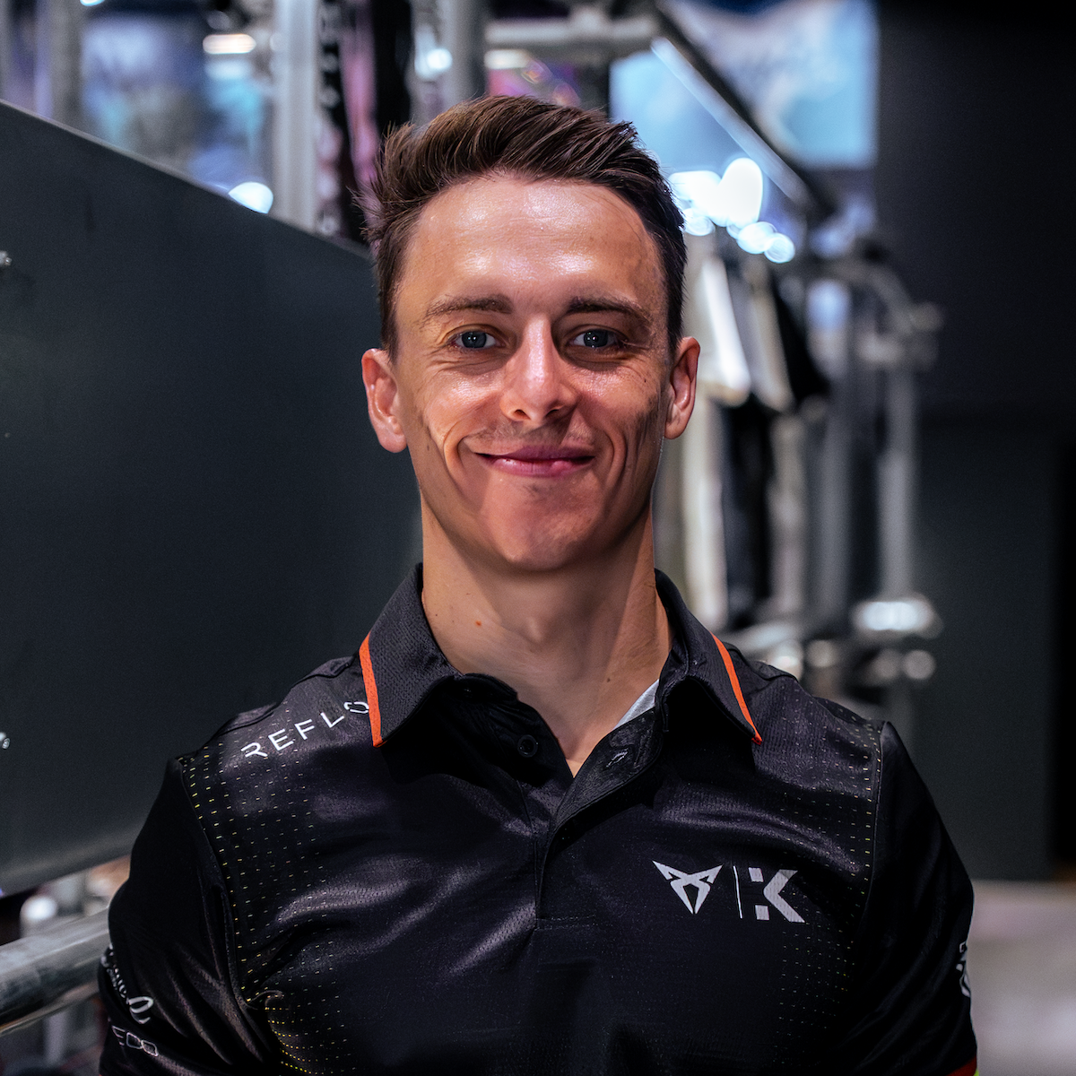 CUPRA KIRO Formula E driver, Jake Hughes, at the 2026 edition of the Paris Motor Show