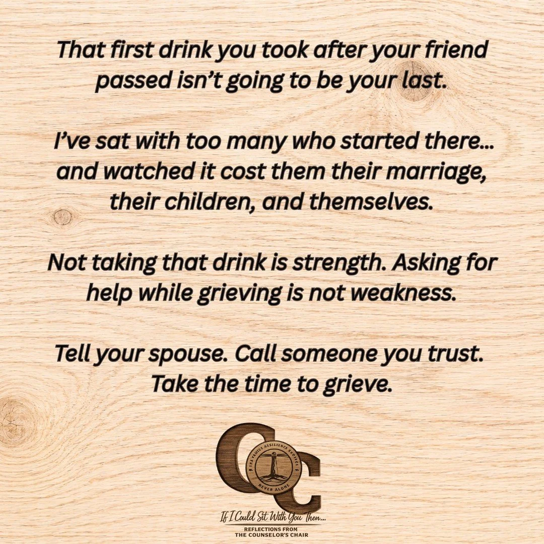 If I Could Sit With You Then...Reflections From the Counselor's Chair. Grief is cycle that you have to go through. Let yourself take the time. #Reflections #Counseling #TheCounselorsChair #TheFamilyResilienceProject #TheFRP #NeverAlone