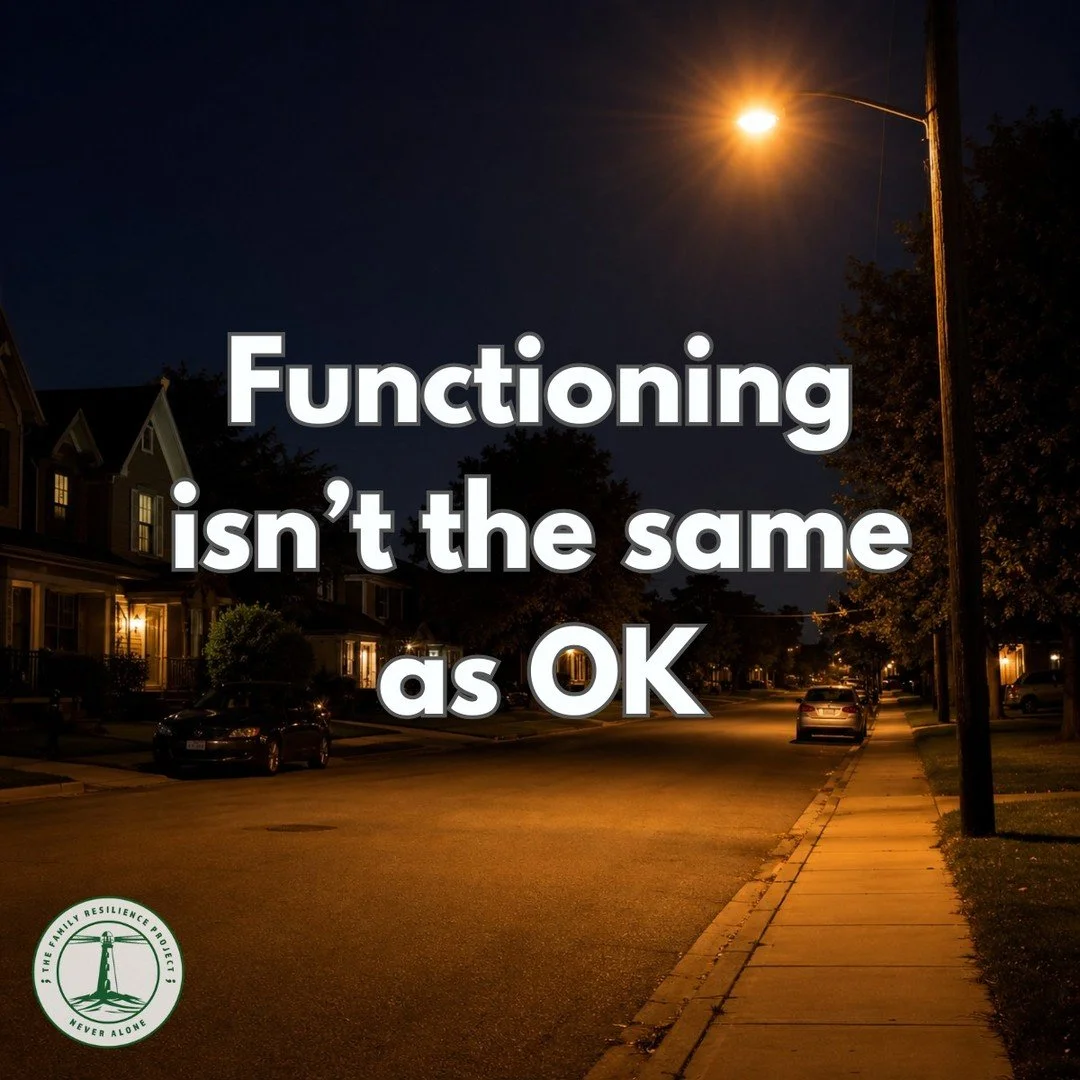 This weekend, check on the person who always seems steady. Ask twice. Make room for an honest answer. Sometimes the strongest people are carrying the most quietly.

You are never alone. 

#CheckOnTheStrongOnes #MentalHealthAwareness #FirstResponderWe