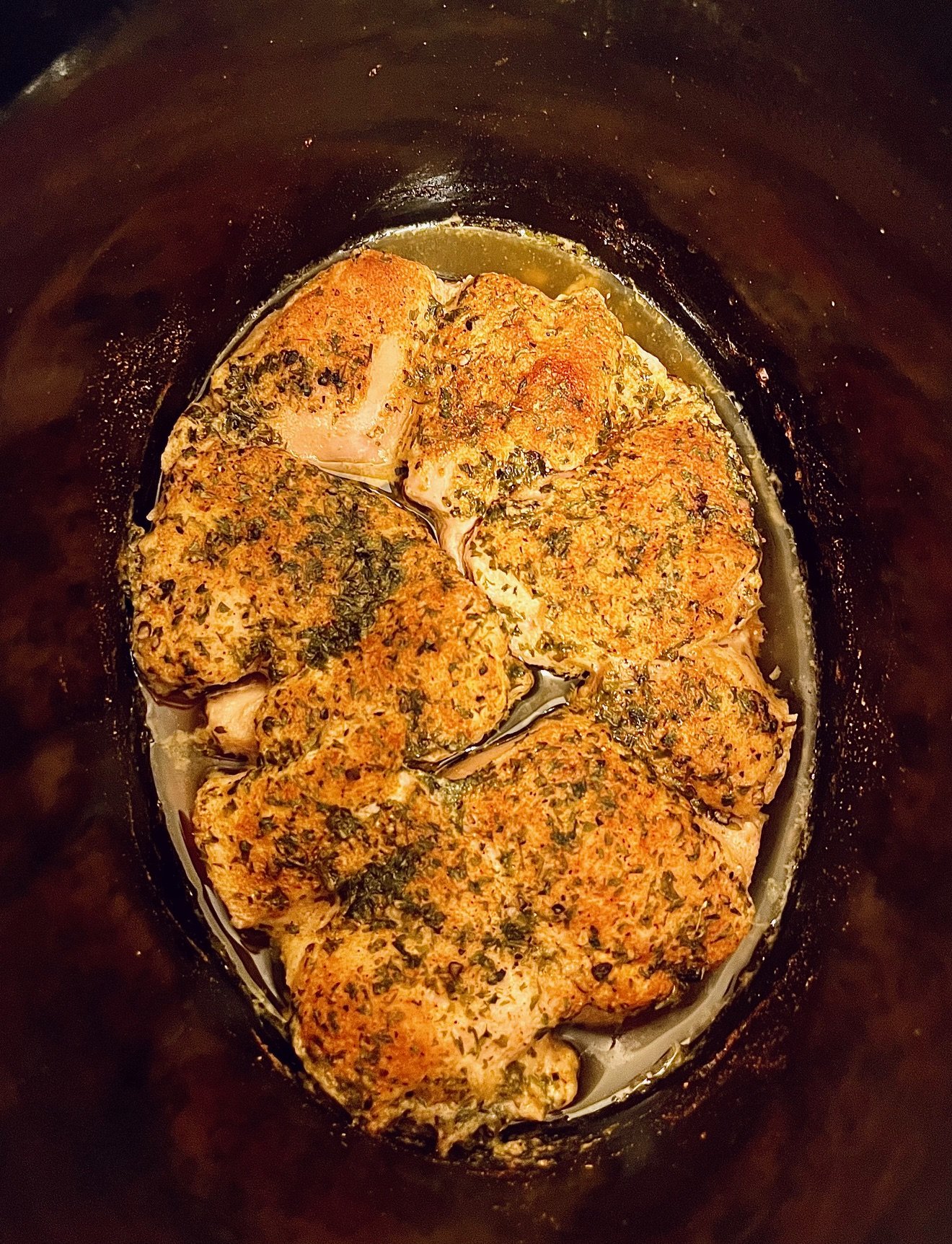 Slow Cooker Chicken Thighs