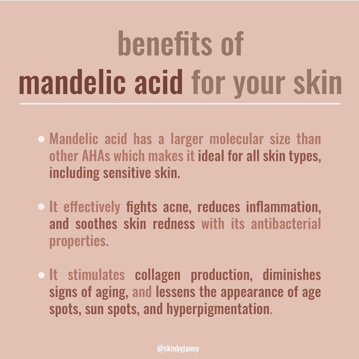 mandelic acid #benefits