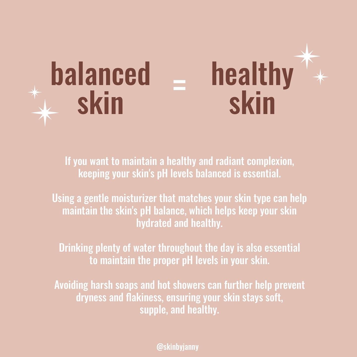 balanced skin = healthy skin
HAPPY MONDAY #skinbyjanny