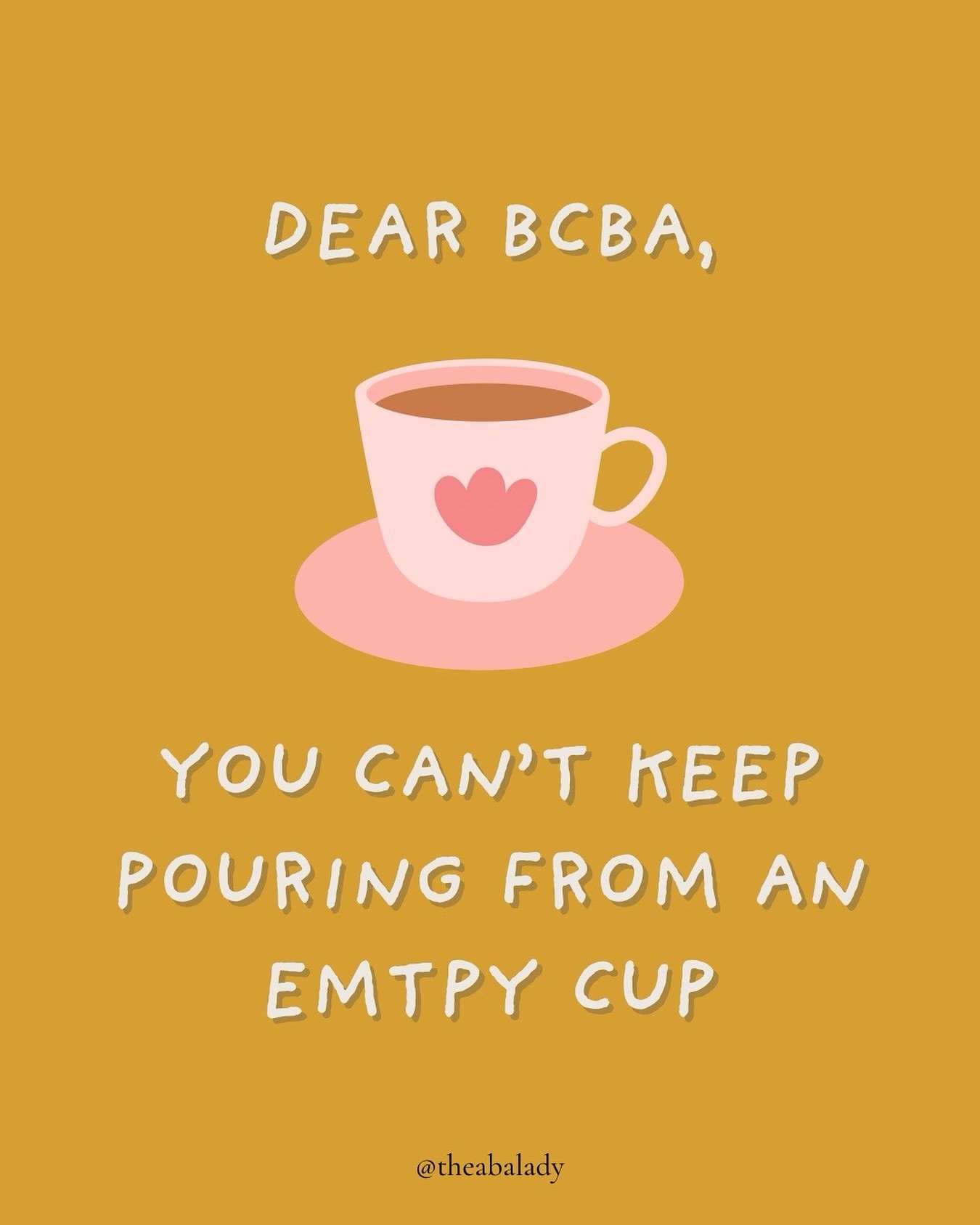 You keep pouring, but eventually there&rsquo;s literally nothing left. Take care of yourself, you deserve it. 🩷