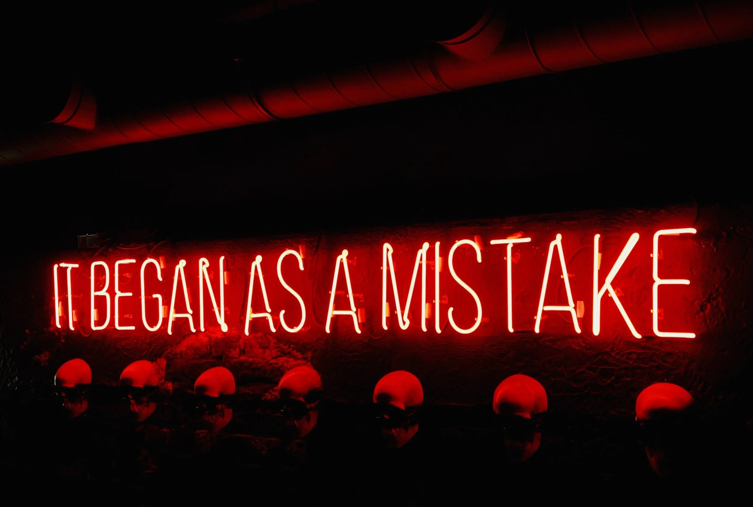 You Made a Mistake. Now what?