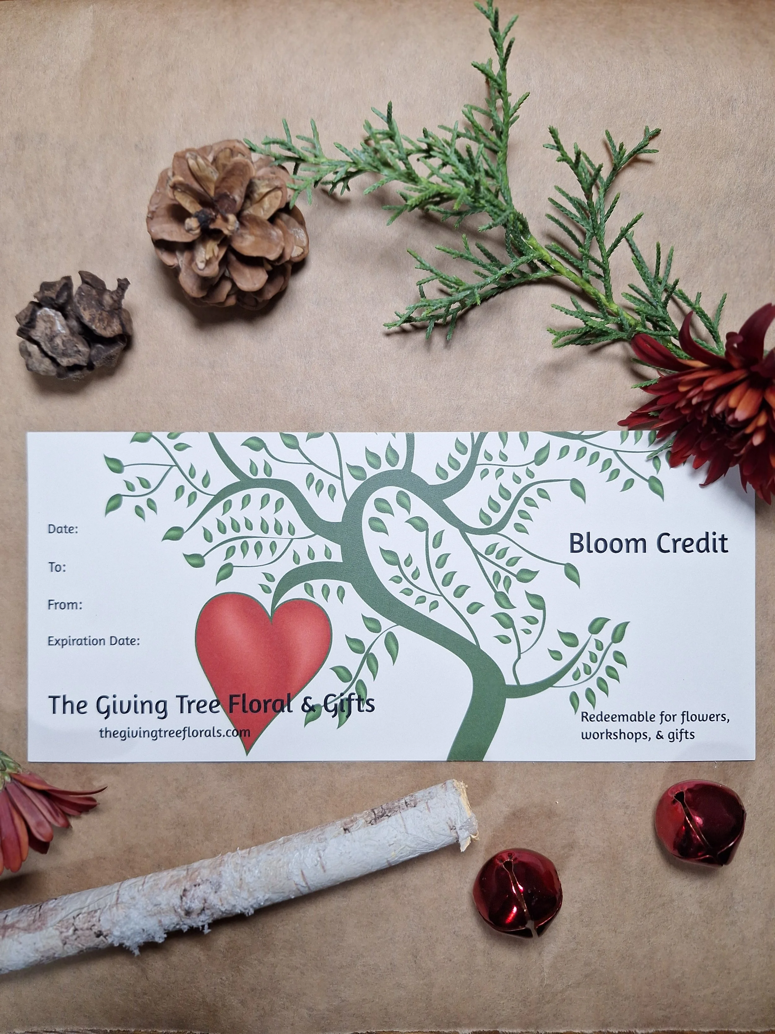 The Giving Tree Florals Gift Cards